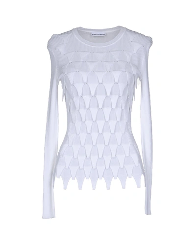 Shop Rabanne Sweater In White