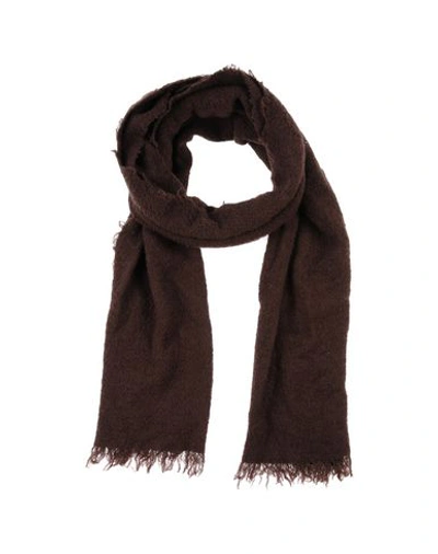 Shop Rick Owens Scarves In Cocoa