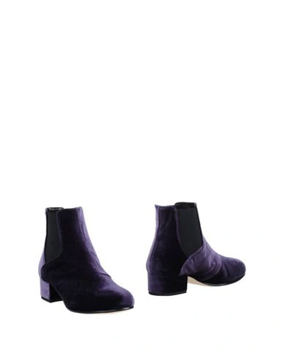 Shop Atos Lombardini Ankle Boot In Purple