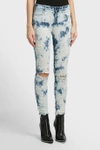 ALEXANDER WANG Bleached Destroyed Jeans