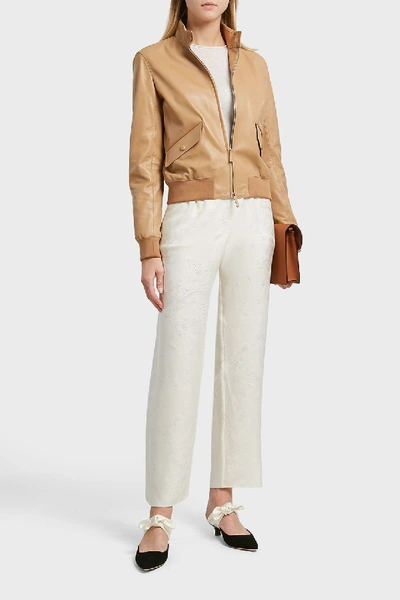 Shop The Row Nolita Cashmere And Silk-blend Top In Ivory