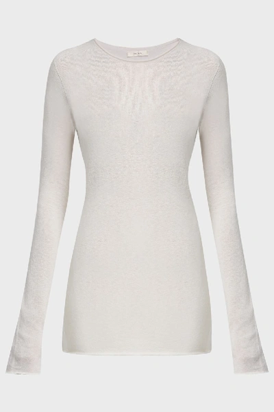 Shop The Row Nolita Cashmere And Silk-blend Top In Ivory