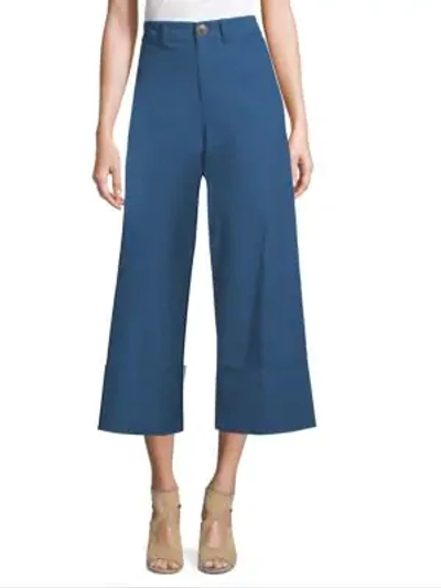 Shop Sea Winona Cuffed Pants In Blue