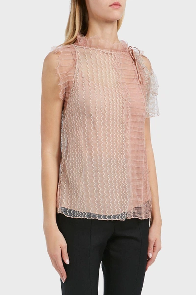 Shop 3.1 Phillip Lim / フィリップ リム Lace Patchwork Top In Pink