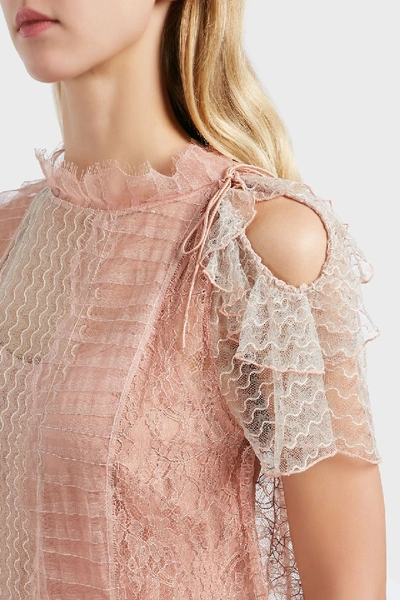 Shop 3.1 Phillip Lim / フィリップ リム Lace Patchwork Top In Pink
