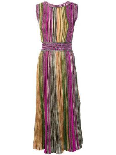 Shop Missoni Fitted Round Neck Dress