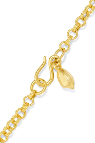Shop Pippa Small 18-karat Gold Labradorite Bracelet
