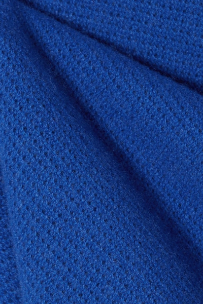 Shop Max Mara Osvaldo Cashmere Turtleneck Sweater In Bright Blue