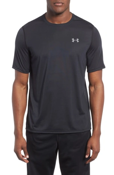 Shop Under Armour Regular Fit Threadborne T-shirt In Black