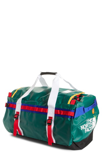 The North Face Medium Base Camp Duffel Bag Green In Night Green Modesens
