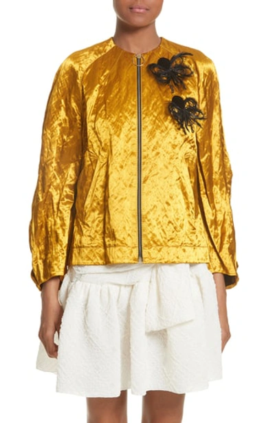 Shop Roksanda Kengo Jacket In Sunflower