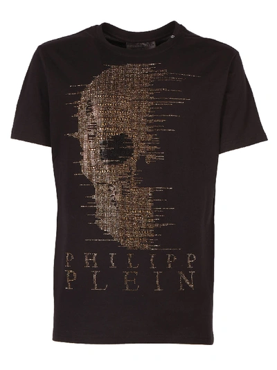 Shop Philipp Plein Ghost S T-shirt In Black-gold