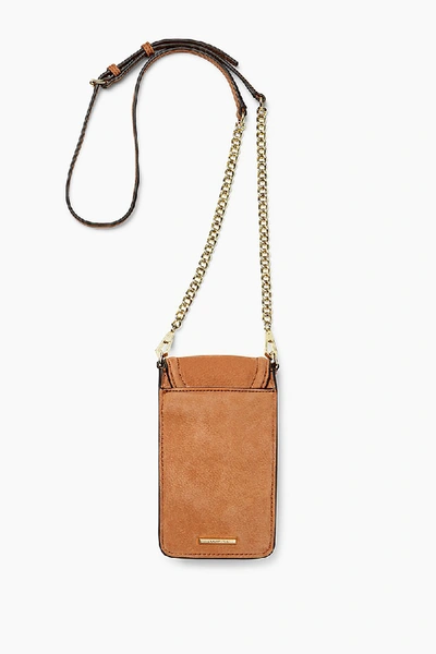 Shop Rebecca Minkoff Darren Phone Crossbody In Almond