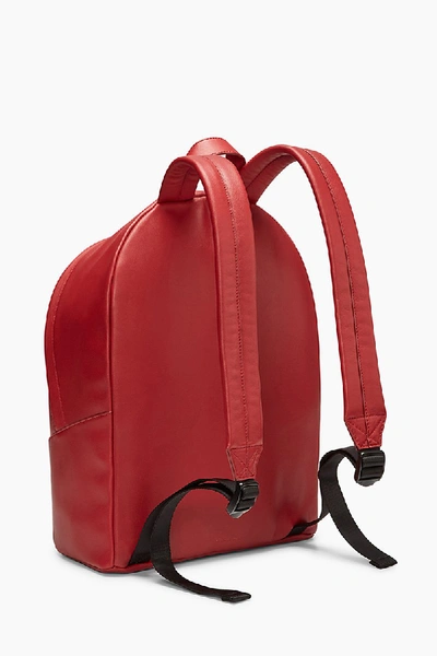 Shop Rebecca Minkoff Red Leather Ace Backpack |  In Red Lacquer