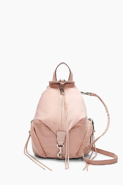 Shop Rebecca Minkoff Vintage Pink Convertible Mini Julian Backpack |