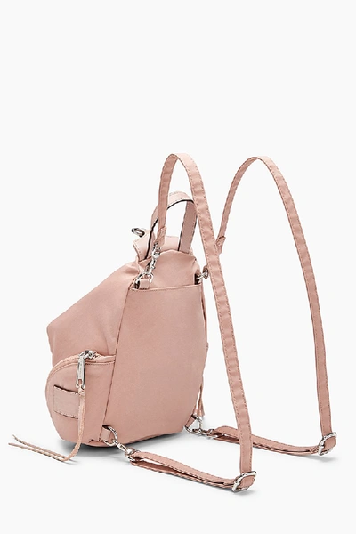 Shop Rebecca Minkoff Vintage Pink Convertible Mini Julian Backpack |