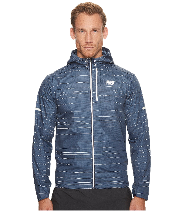 new balance reflective packable jacket