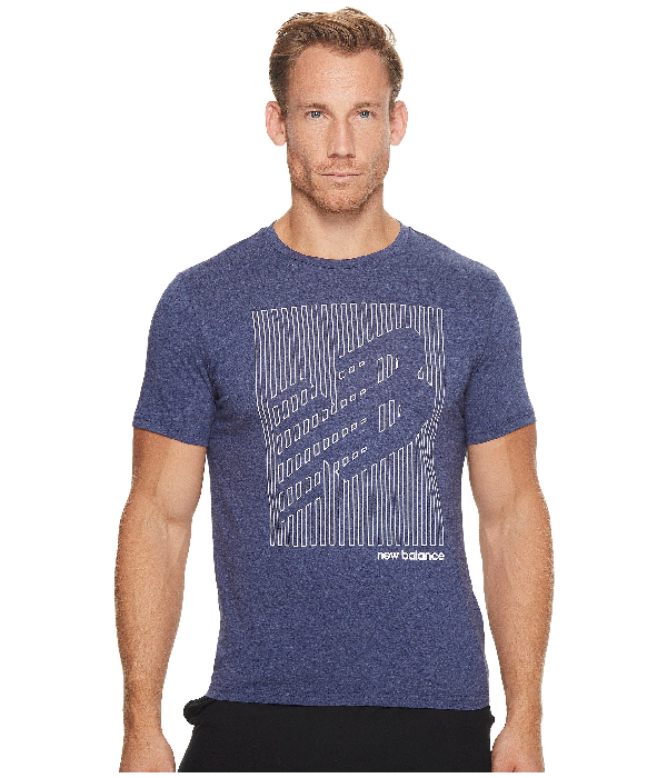 new balance heather tech short sleeve
