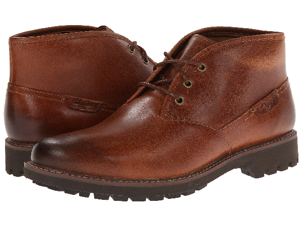 Clarks Montacute Duke In Dark Tan 