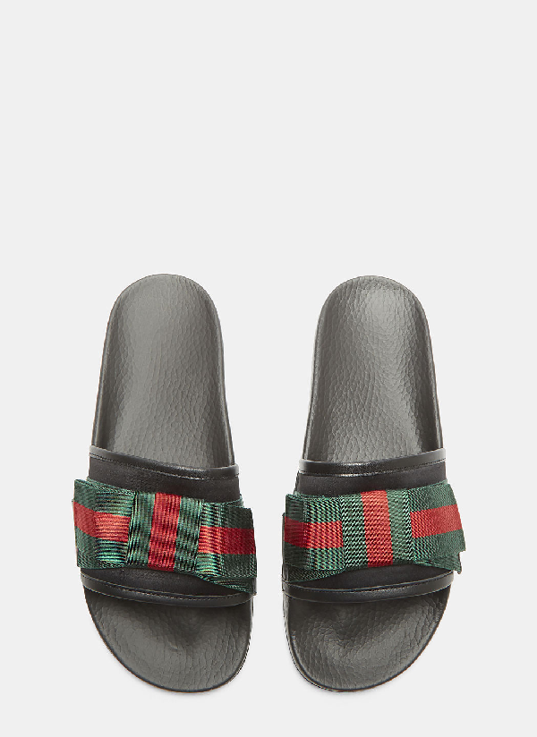 gucci ribbon slides