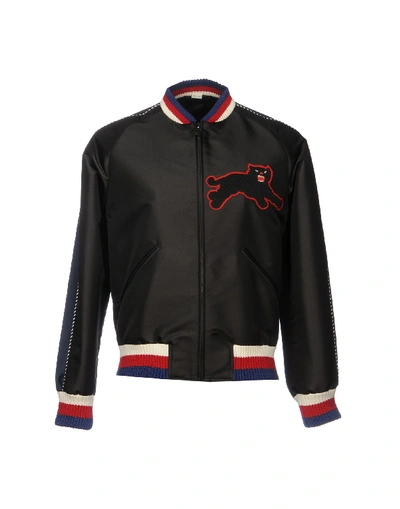 Shop Gucci Bomber In Black