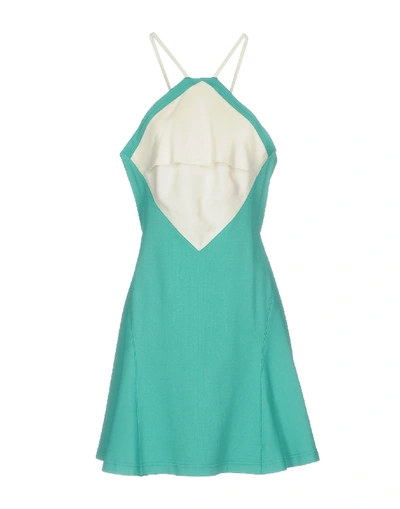Shop Roland Mouret Knee-length Dress In Turquoise