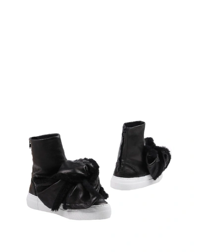 Shop Joshua Sanders Joshua*s Woman Ankle Boots Black Size 9 Soft Leather, Shearling