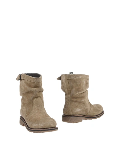 Shop Bikkembergs Ankle Boot In Sand
