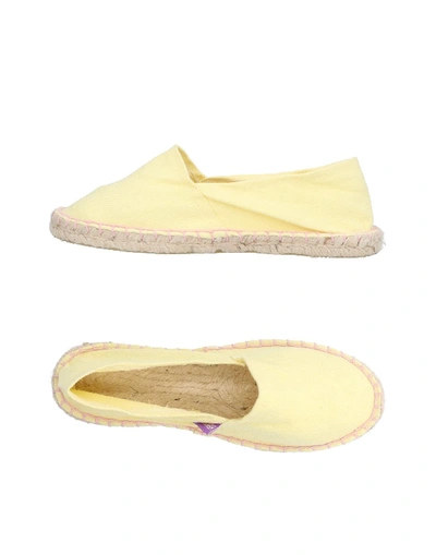 Shop Colors Of California Espadrilles In Yellow