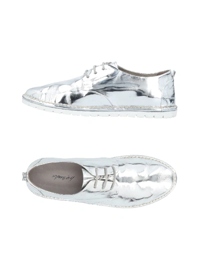 Shop Marsèll Lace-up Shoes In Silver