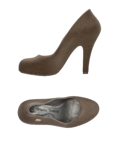 Shop Vivienne Westwood Anglomania Pump In Grey