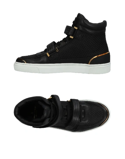 Shop Louis Leeman Sneakers In Black