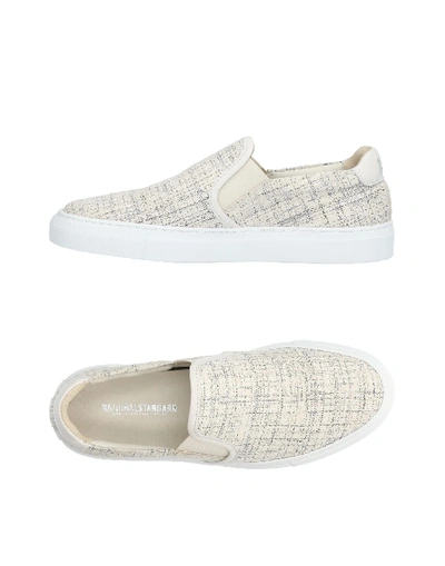Shop National Standard Sneakers In Ivory