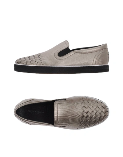 Shop Bottega Veneta Sneakers In Silver