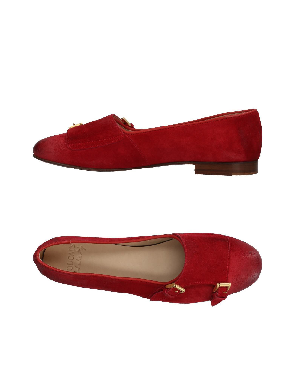Doucal's Loafers In Red | ModeSens