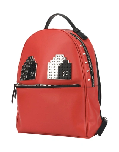 Shop Les Petits Joueurs Backpack & Fanny Pack In Red
