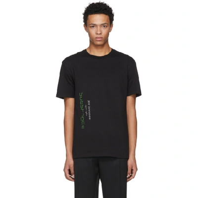 Shop Raf Simons Black Joy Division T-shirt In 00099 Black