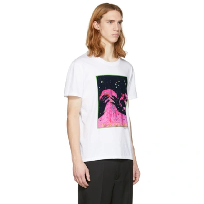 Shop Valentino White Need More Space T-shirt In 0bo White