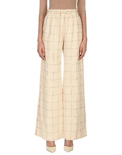 Shop Zimmermann Pants In Beige