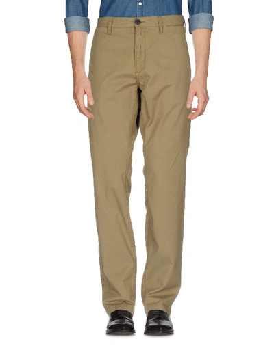 Shop Timberland Casual Pants In Military Green