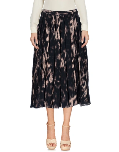 Shop Just Cavalli 3/4 Length Skirts In Black