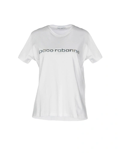 Shop Rabanne T-shirts In White