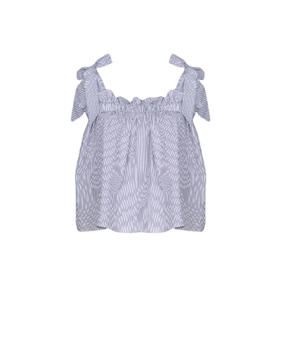 Shop Maison Scotch Top In Dark Blue