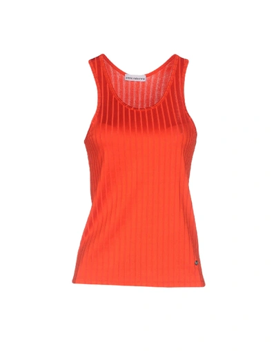 Shop Paco Rabanne Tank Top In Red