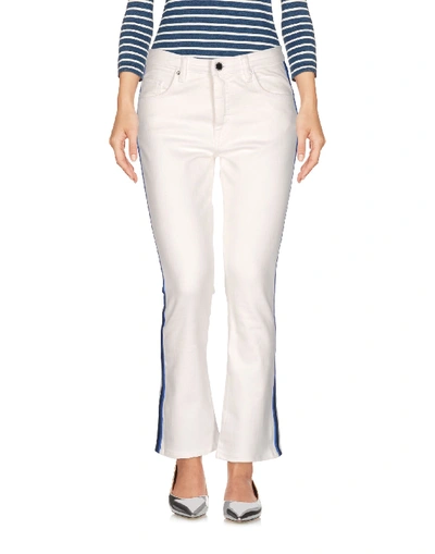 Shop Victoria Victoria Beckham Denim Pants In White