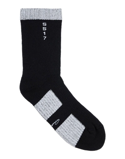 Shop Rick Owens Short Socks In Black