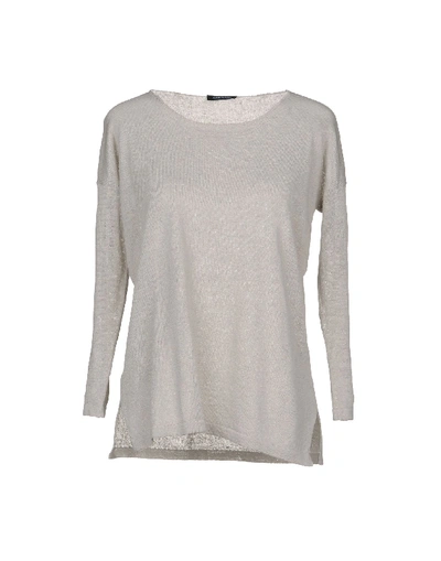 Shop Anneclaire Sweater In Light Grey