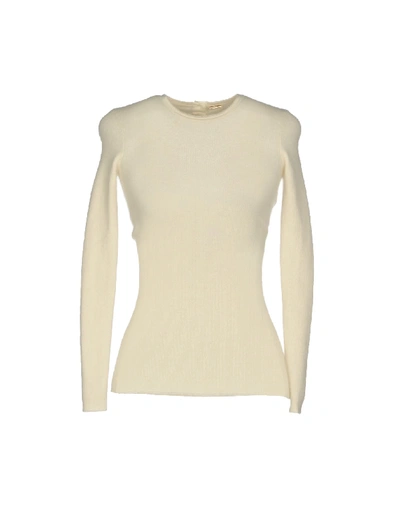 Shop Adam Lippes Sweaters In Ivory