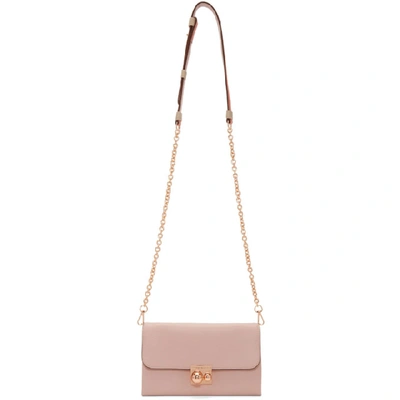 Shop Sophia Webster Pink Blythe Wallet Bag In Rose