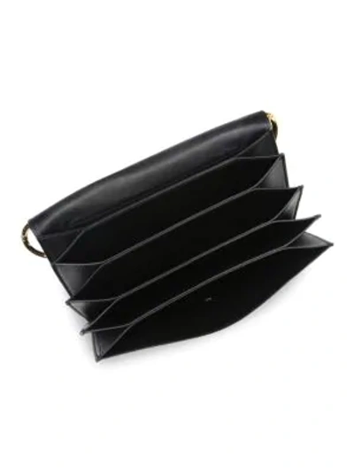 Shop Sacai Modular Leather Crossbody Pouch In Black